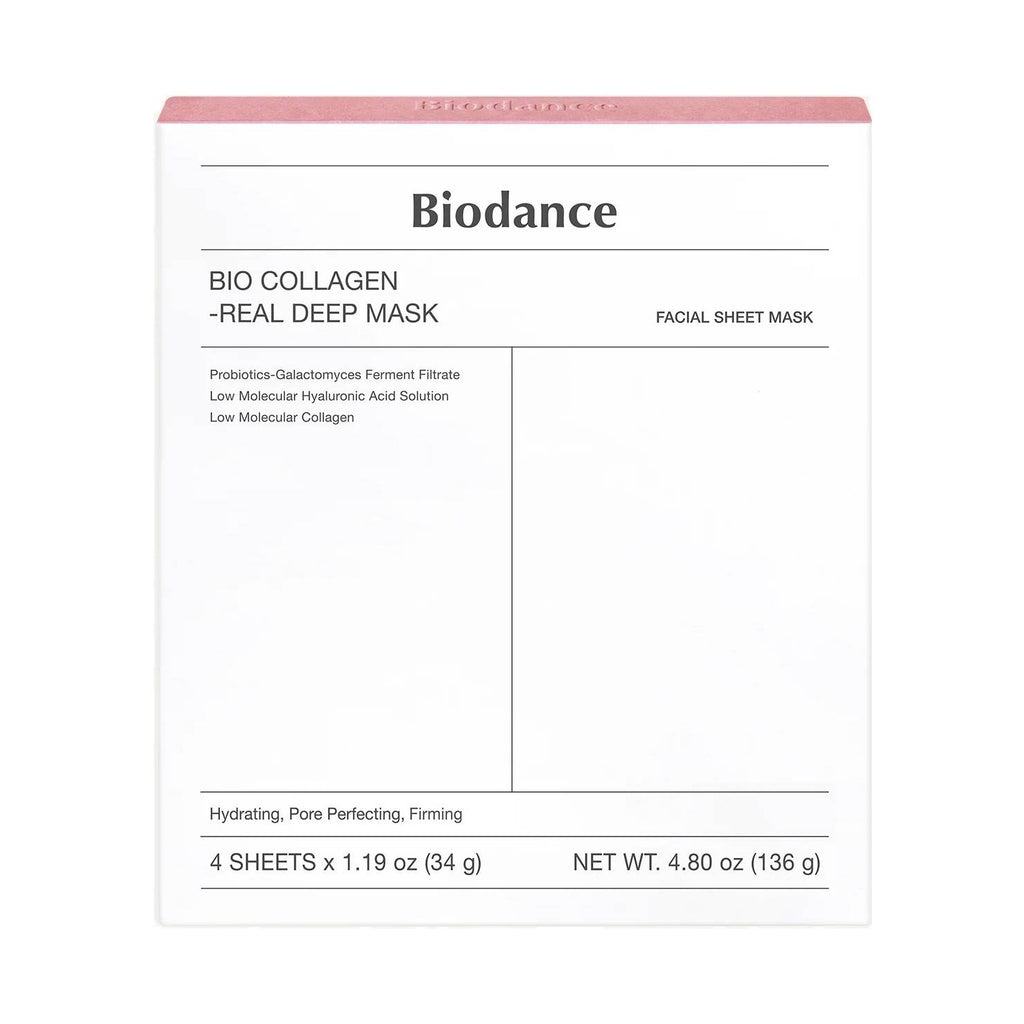 Bio‑Collagen Real Deep Mask 4pcs