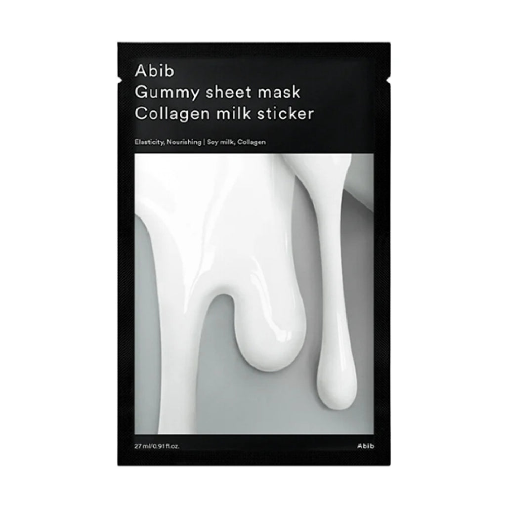 Gummy Sheet Mask Collagen Milk Sticker