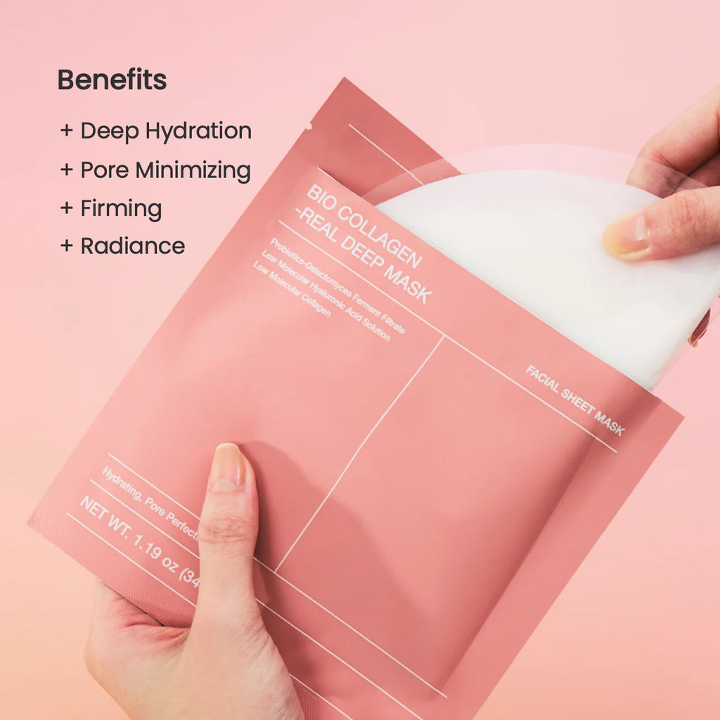 Bio‑Collagen Real Deep Mask 4pcs