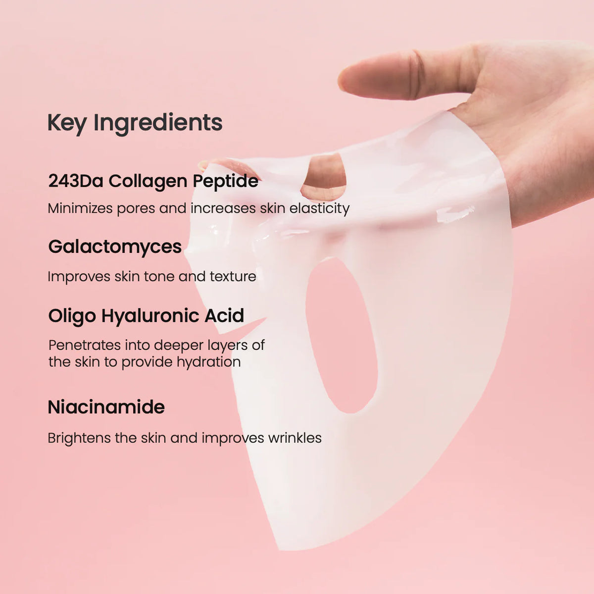 Bio‑Collagen Real Deep Mask 4pcs
