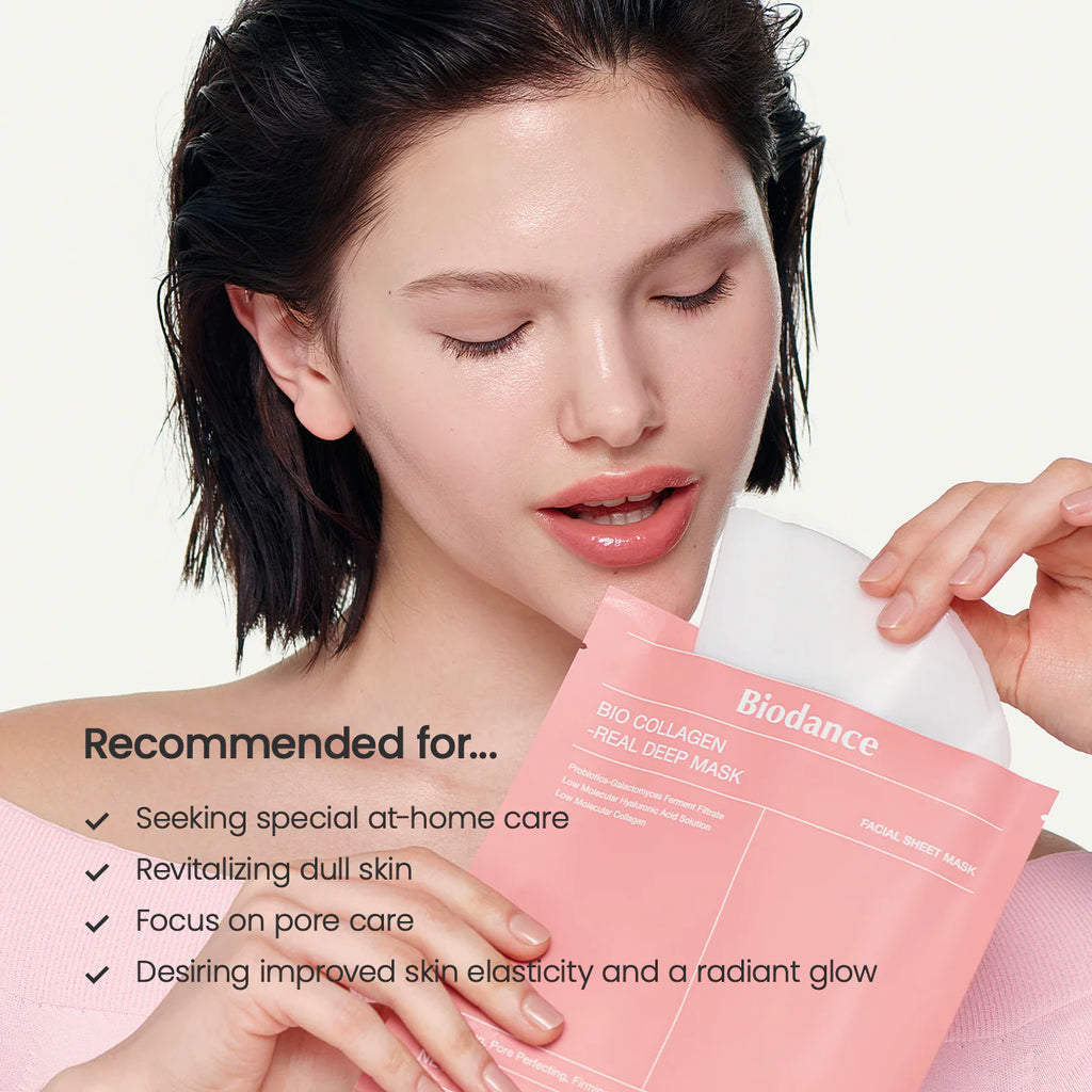 Bio‑Collagen Real Deep Mask 4pcs