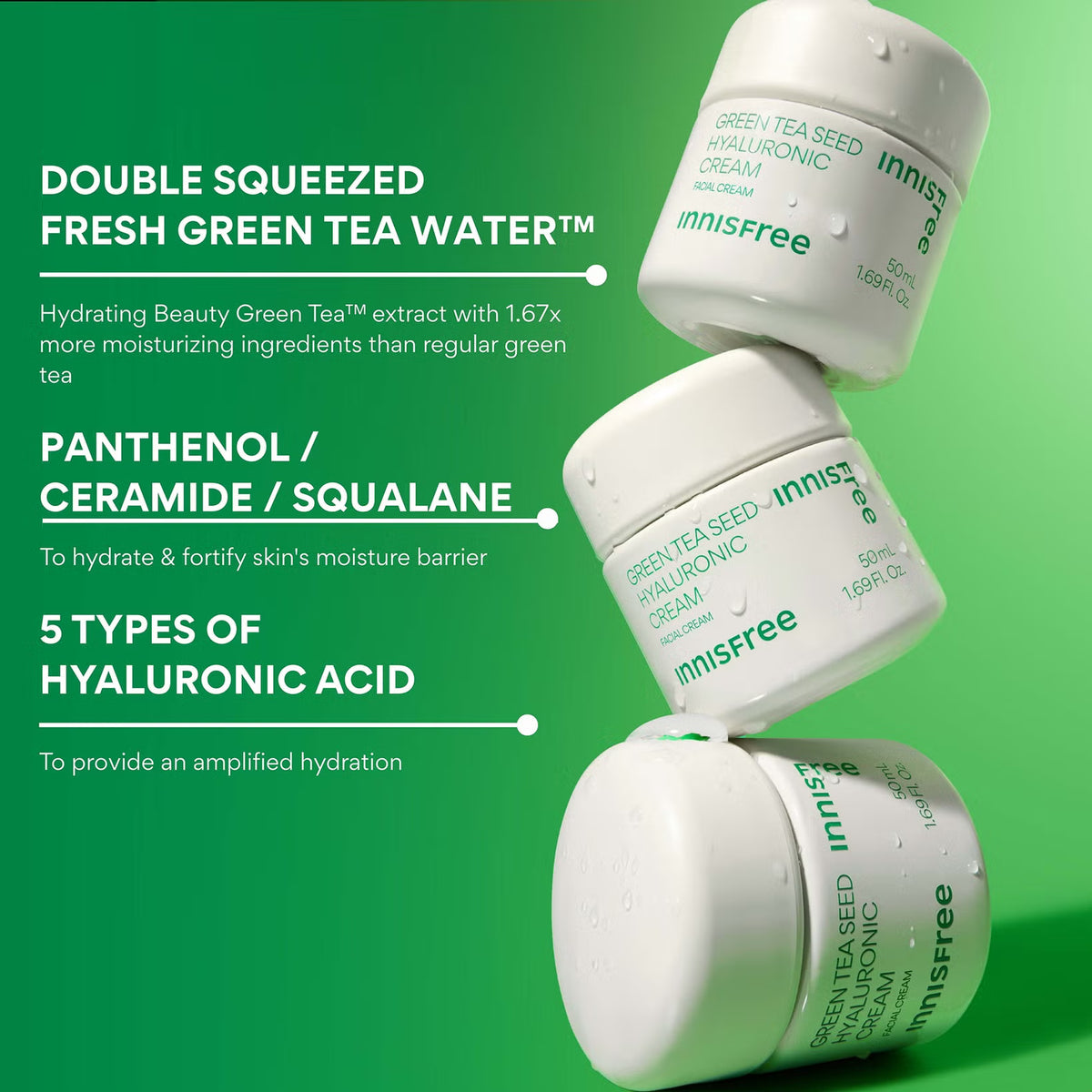 Green Tea Seed Hyaluronic Cream 50ml