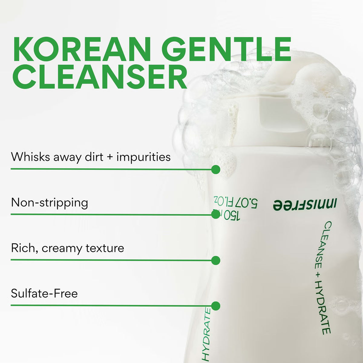 Green Tea Amino Acid Cleansing Foam 150ml