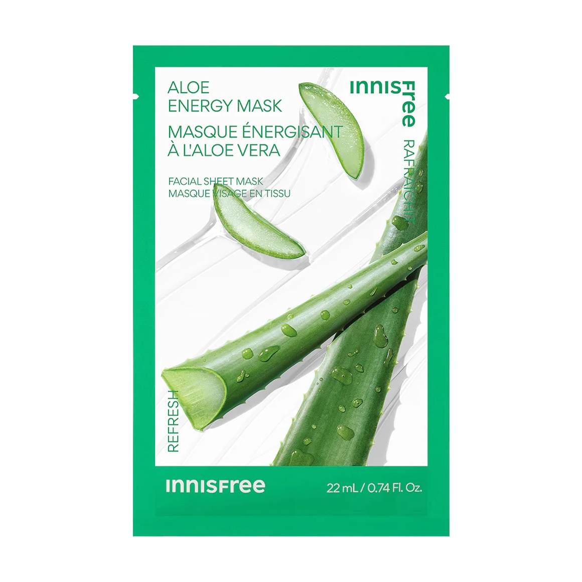 Aloe Energy Sheet Mask Refresh 1pc