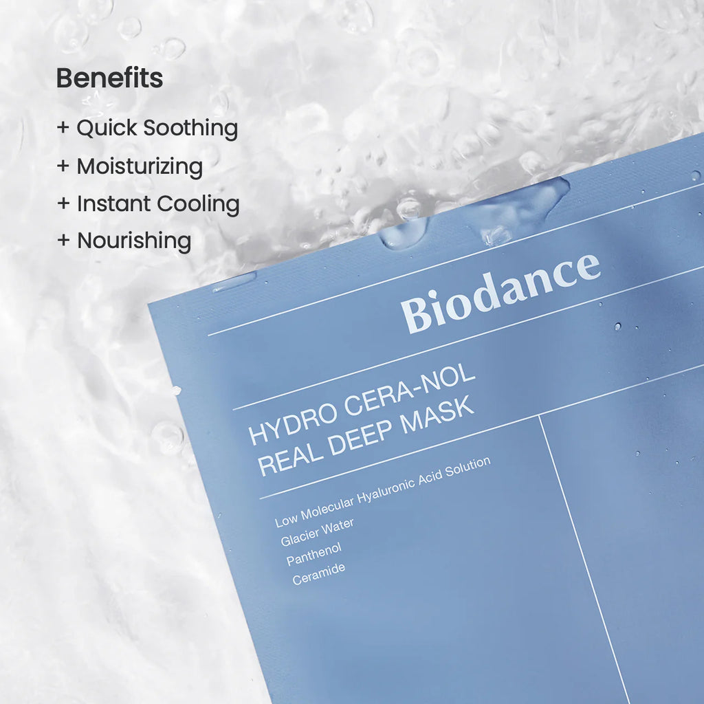 Hydro Cera‑nol Real Deep Mask 4pcs