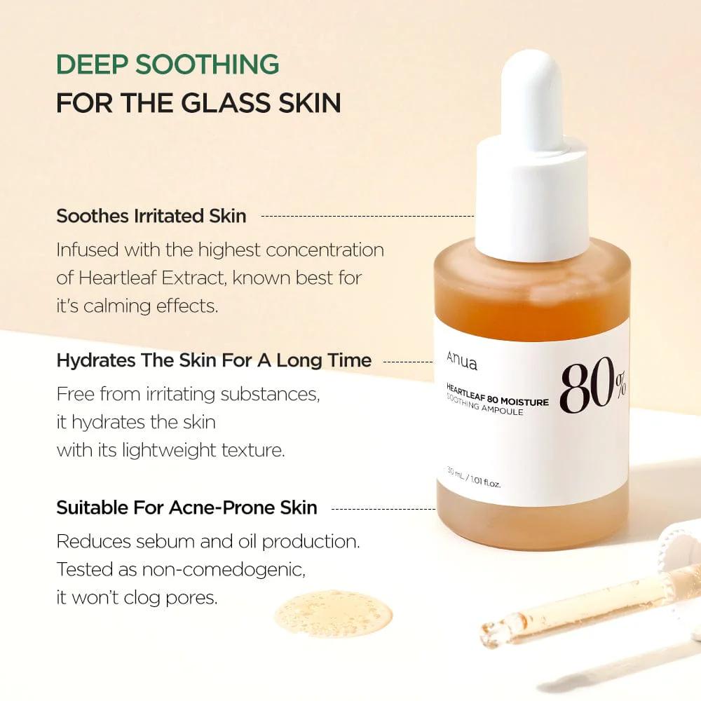 Heartleaf 80% Moisture Soothing Ampoule 30ml