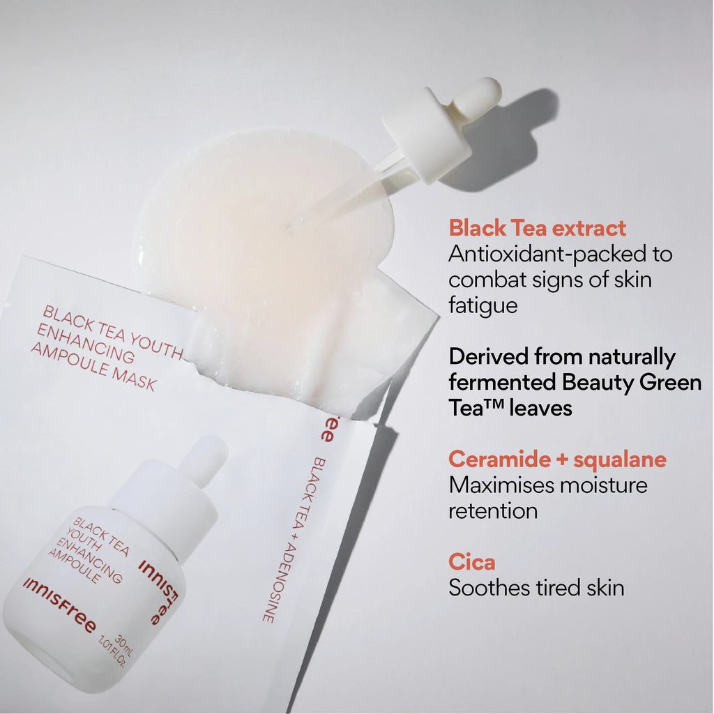 Black Tea Youth Enhancing Ampoule Mask 1pc
