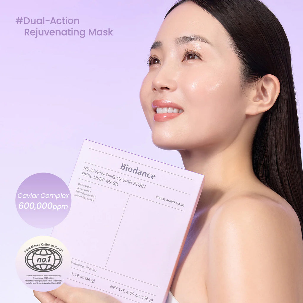 Rejuvenating Caviar PDRN Real Deep Mask 4pcs
