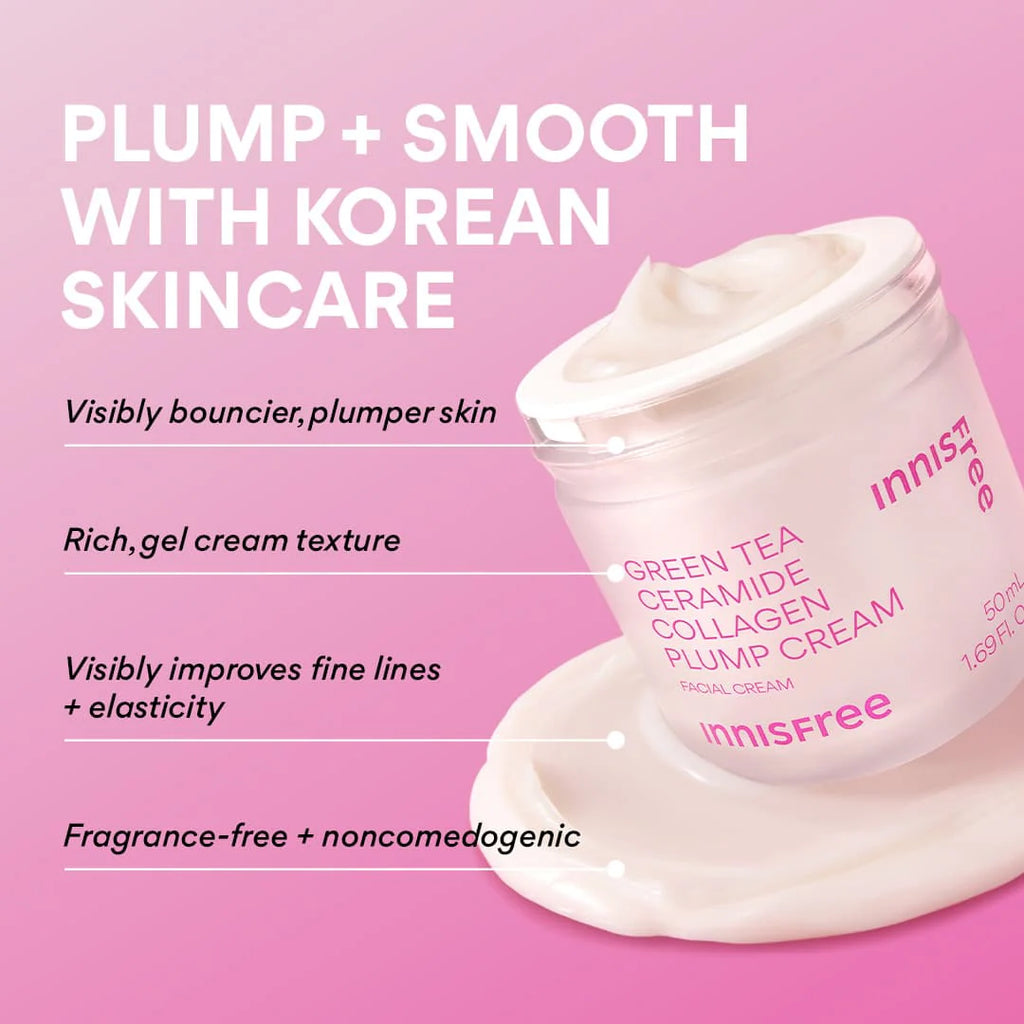 Green Tea Ceramide Collagen Plump Cream 50ml