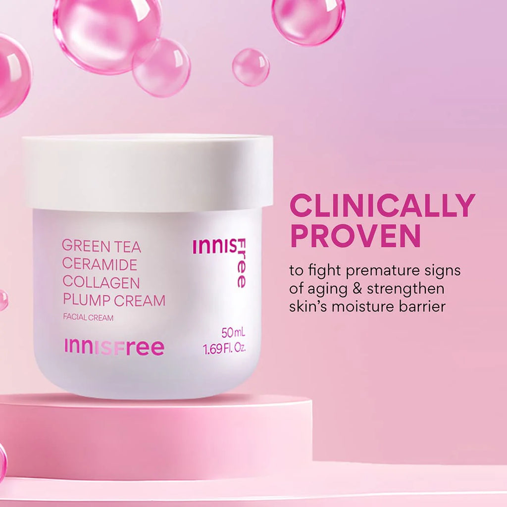 Green Tea Ceramide Collagen Plump Cream 50ml