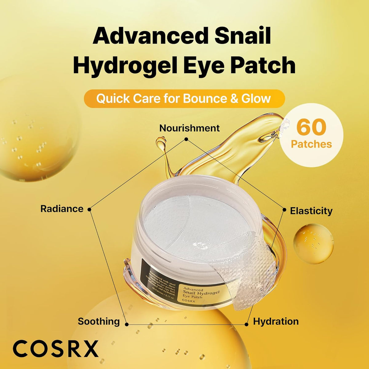 Advanced Snail Hydrogel Eye Patch 30 pairs
