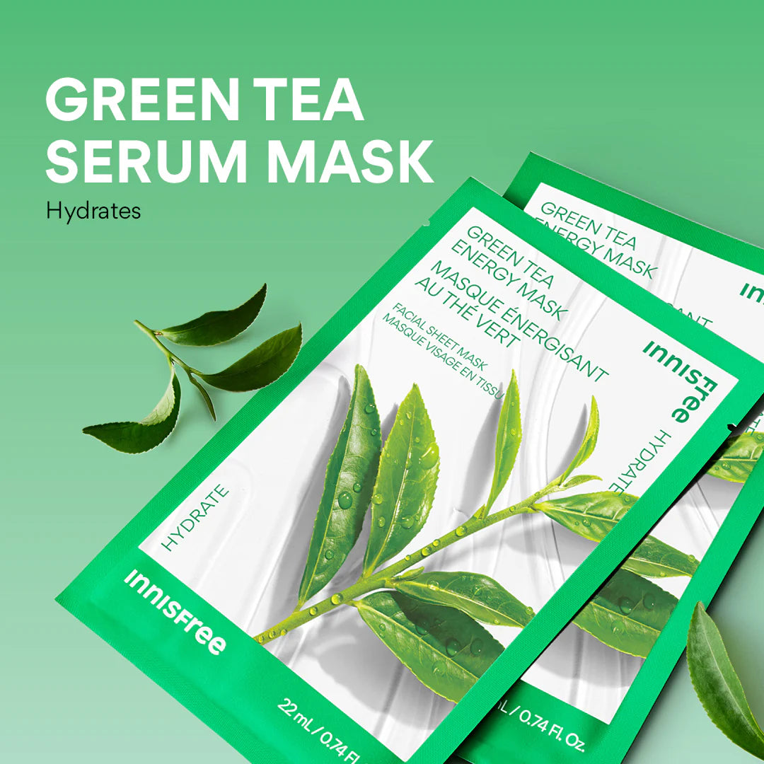 Green Tea Energy Sheet Mask Hydrate 1pc