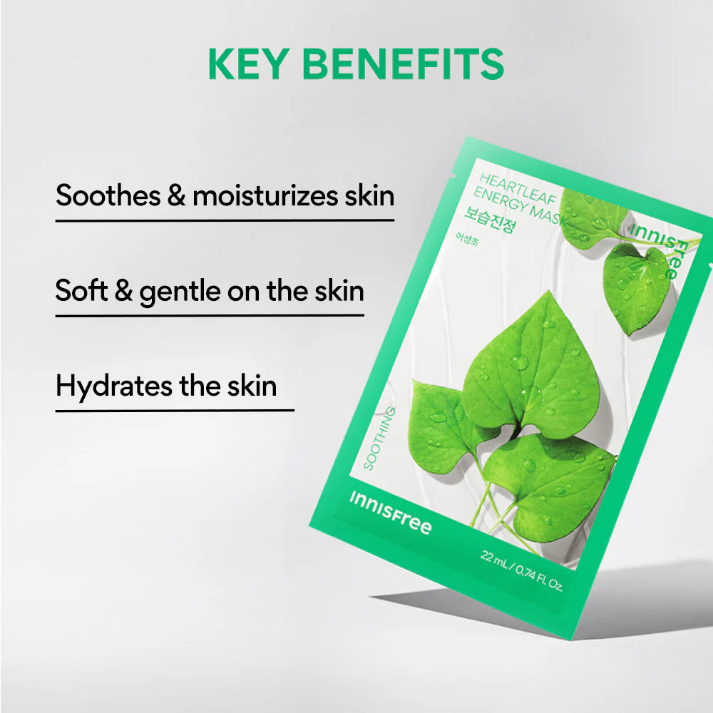 Heartleaf Energy Mask Soothing 1pc