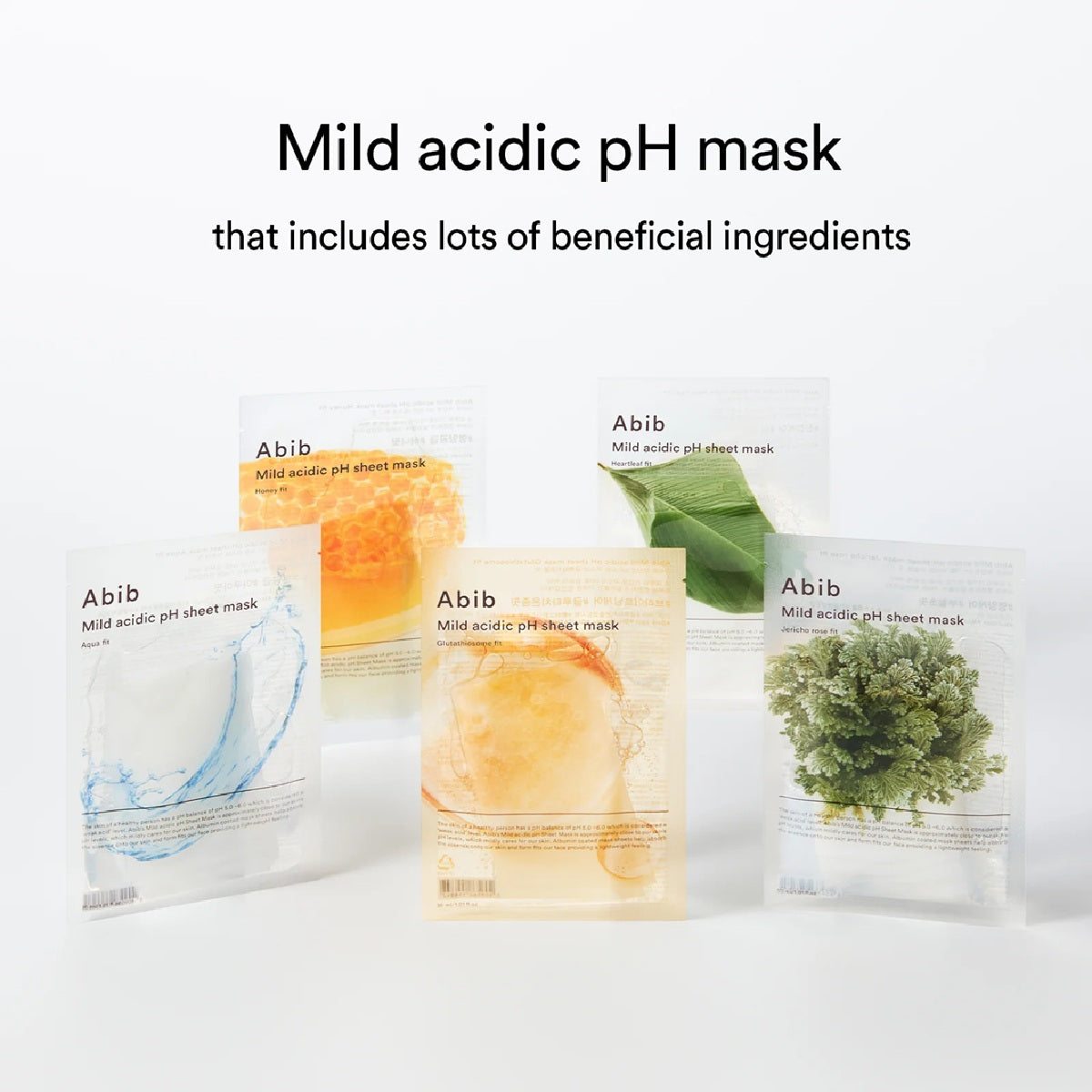 Mild Acidic pH Sheet Mask Honey Fit