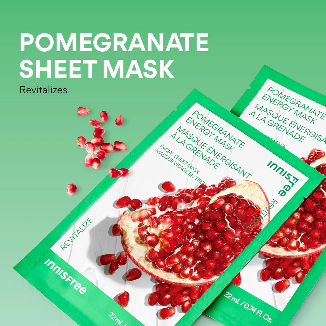 Pomegranate Energy Sheet Mask Revitalize 1pc