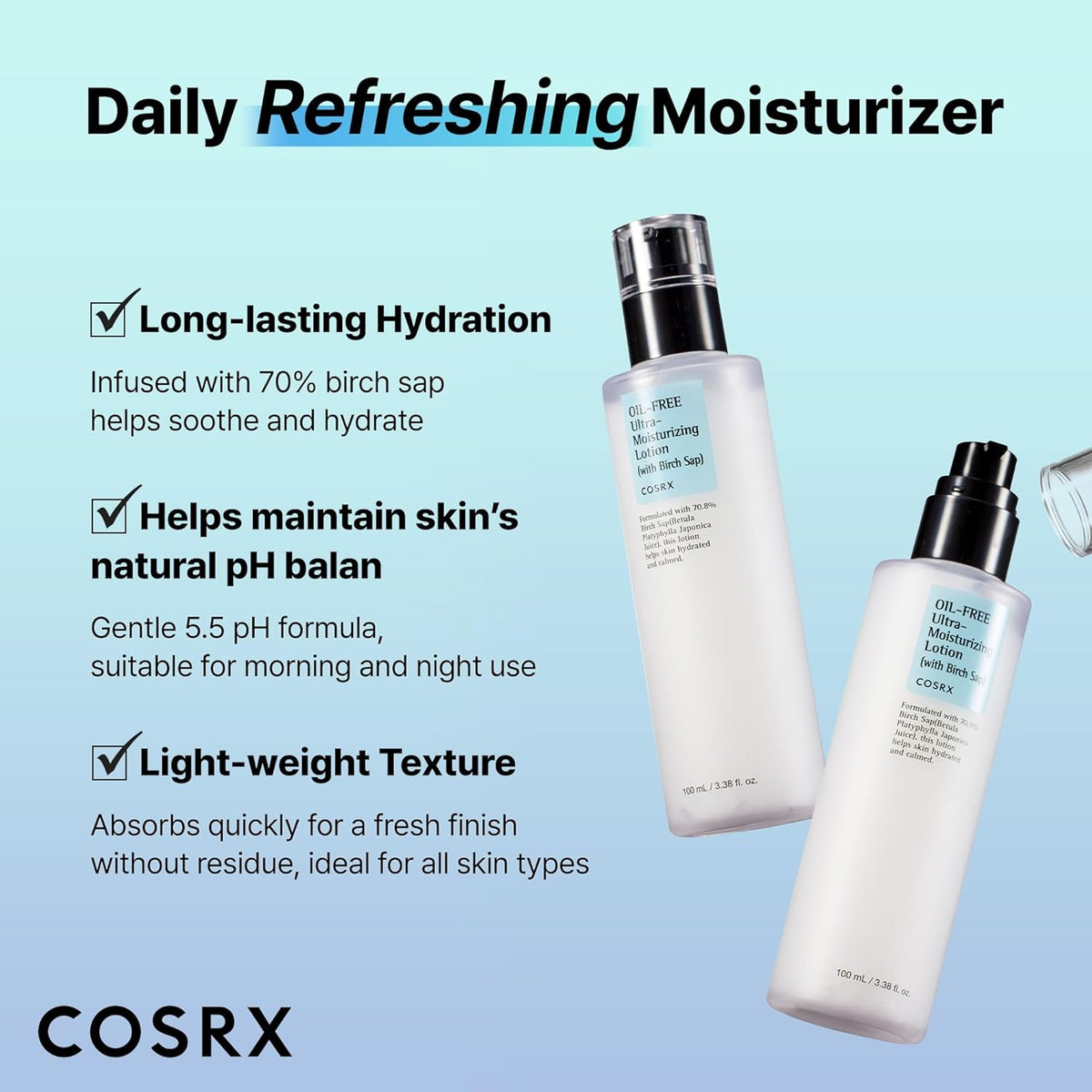 Oil-Free Ultra-Moisturising Lotion 100ml