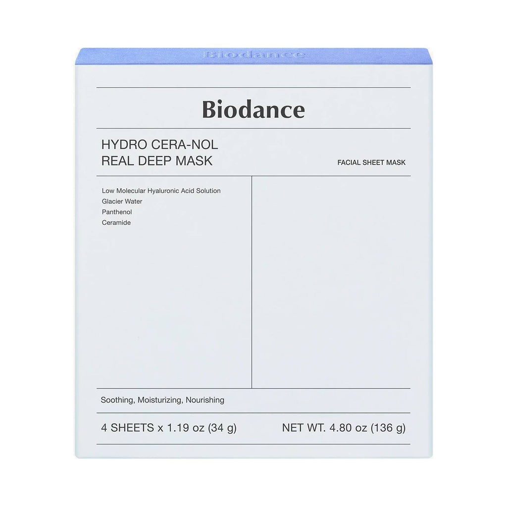 Hydro Cera‑nol Real Deep Mask 4pcs