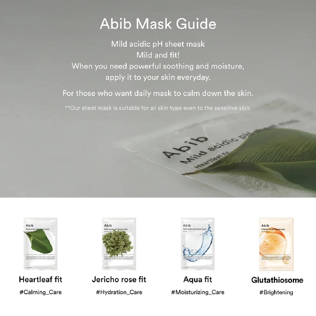 Mild Acidic pH Sheet Mask Jericho Rose Fit