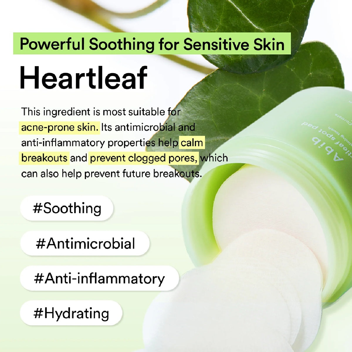 Heartleaf Spot Pad Calming Touch 80pcs