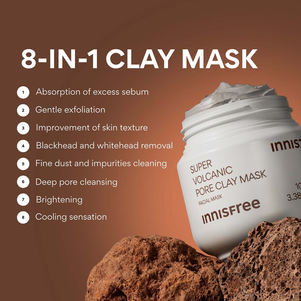 Super Volcanic Pore Clay Mask 100g