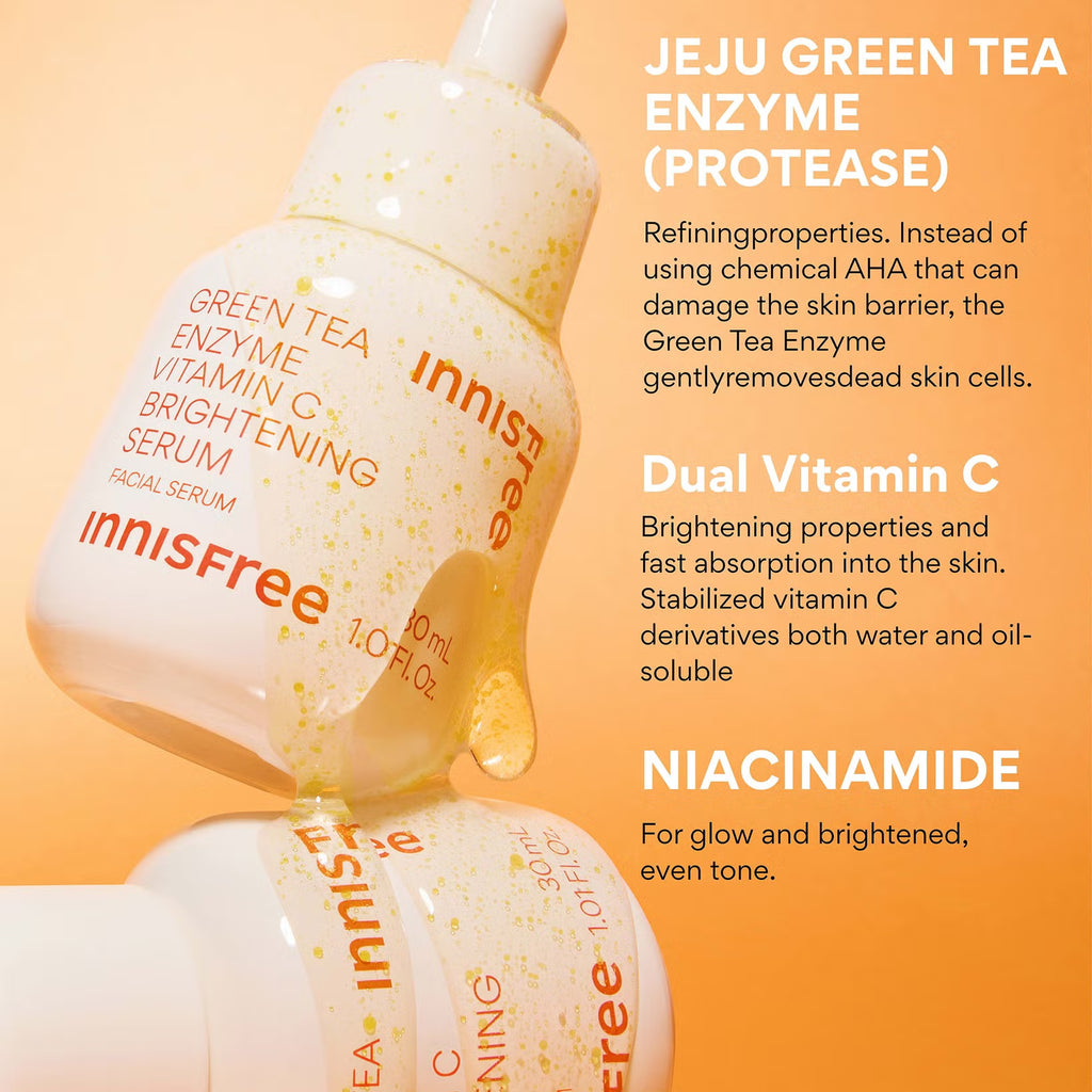 Green Tea Enzyme Vitamin C Brightening Serum 30ml