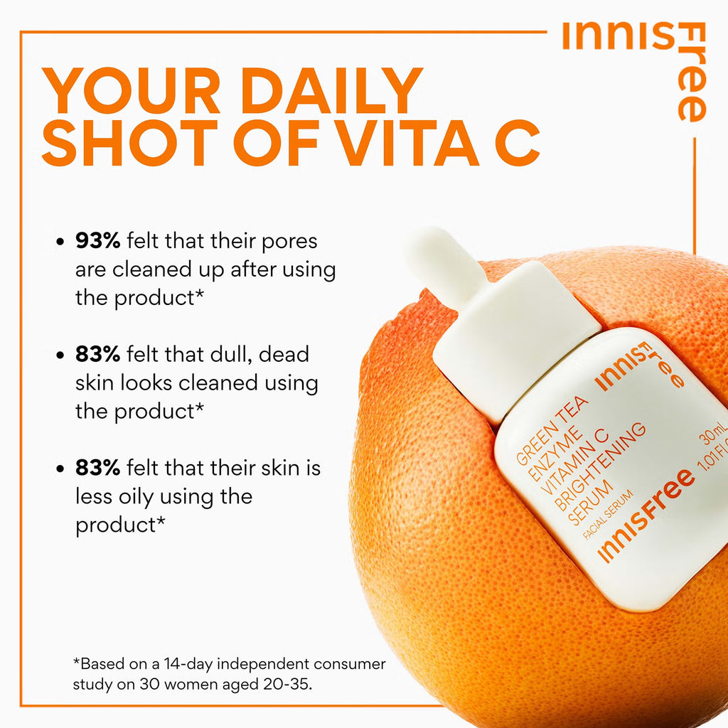 Green Tea Enzyme Vitamin C Brightening Serum 30ml