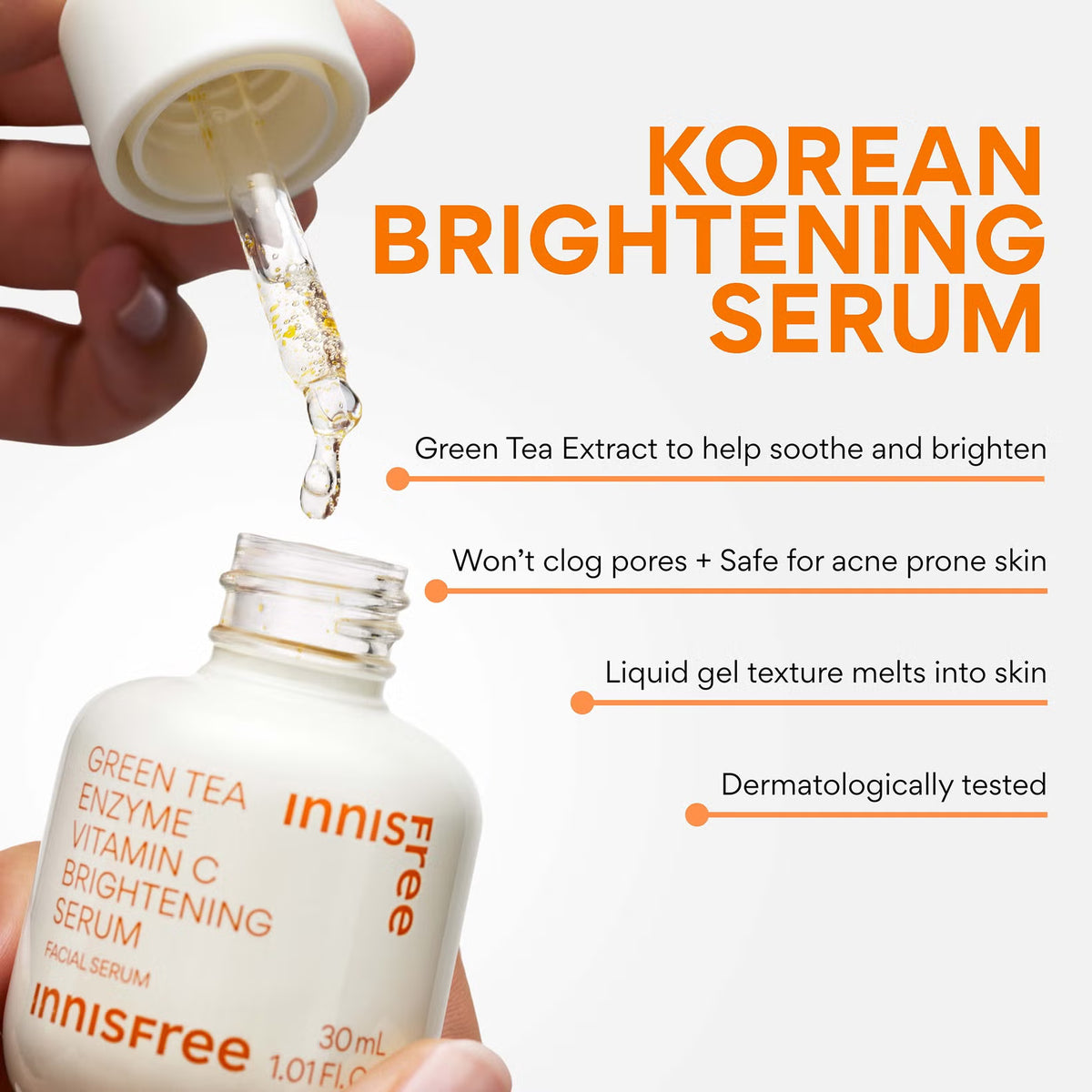 Green Tea Enzyme Vitamin C Brightening Serum 30ml