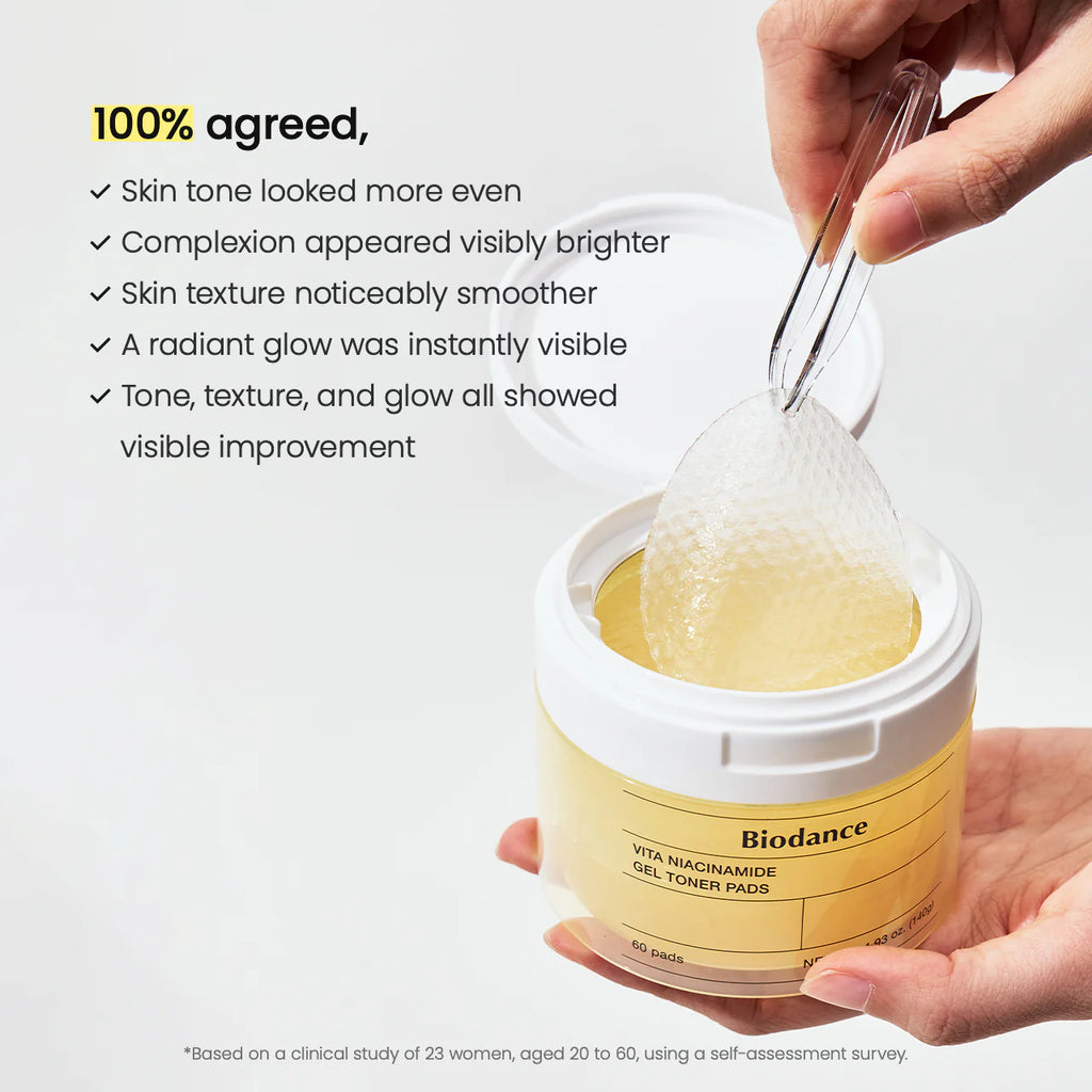 Vita Niacinamide Gel Toner Pads 60pcs