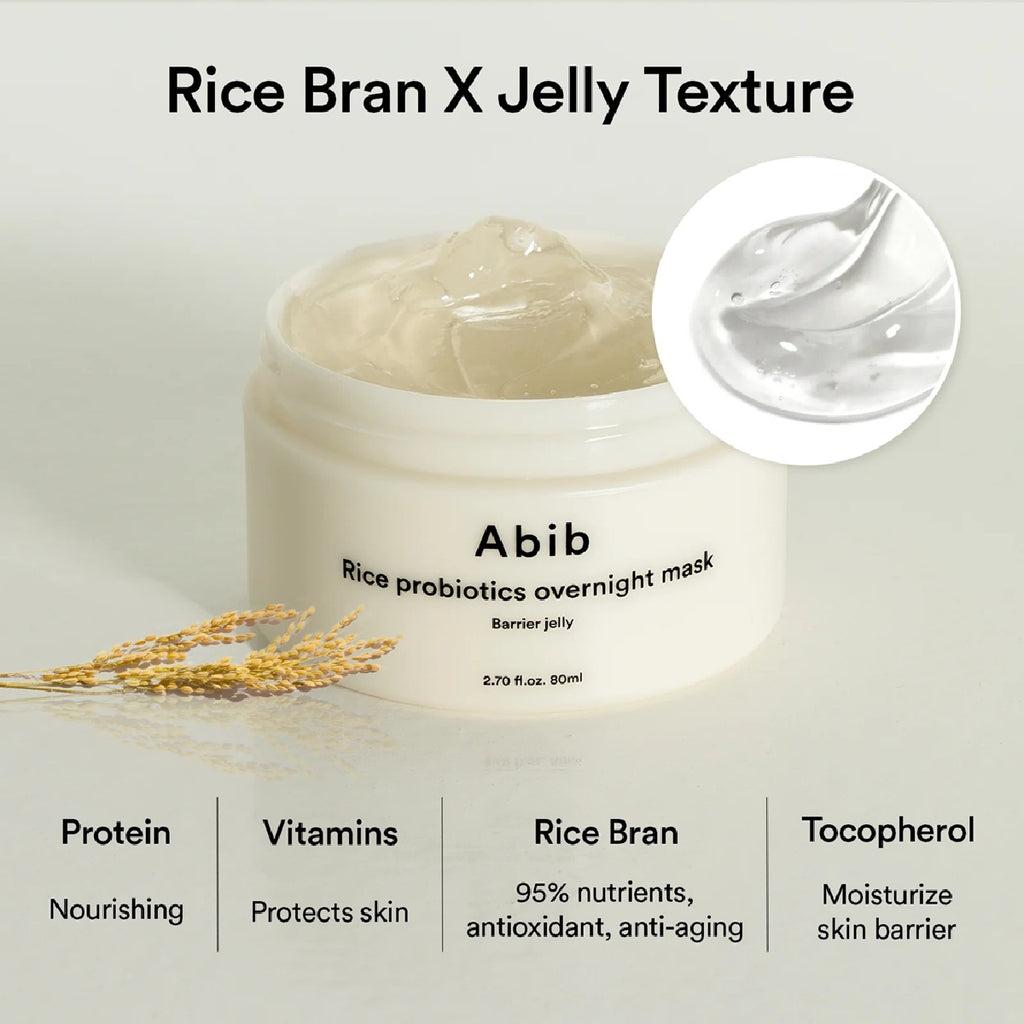Rice Probiotics Overnight Mask Barrier Jelly 80ml