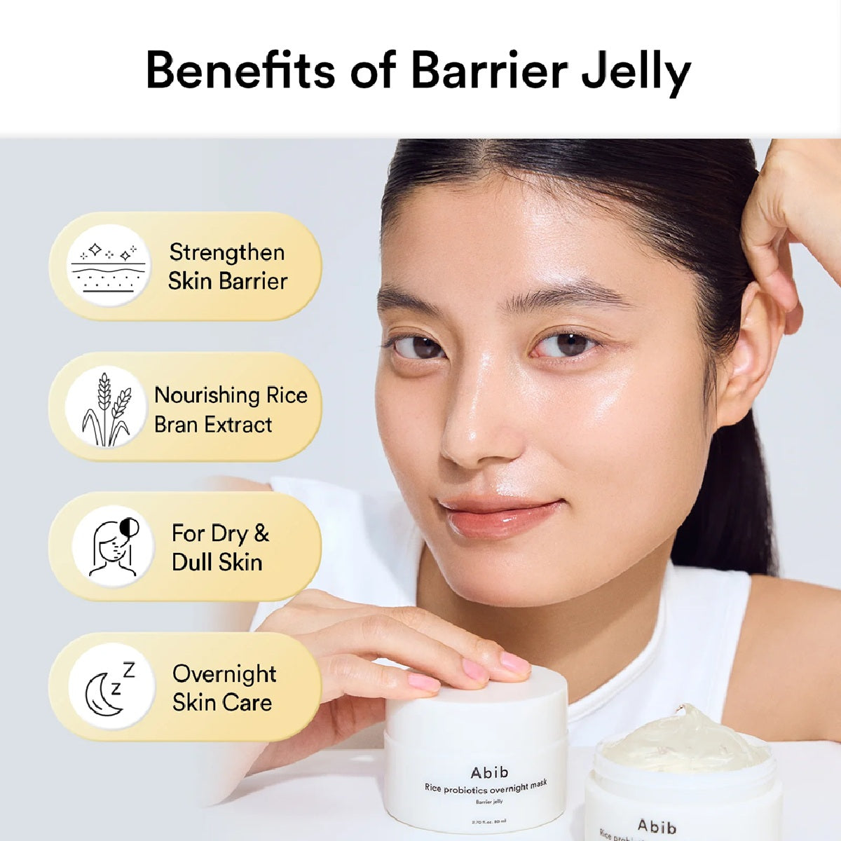 Rice Probiotics Overnight Mask Barrier Jelly 80ml