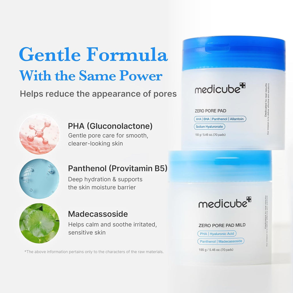Zero Pore Pad Mild 70pcs