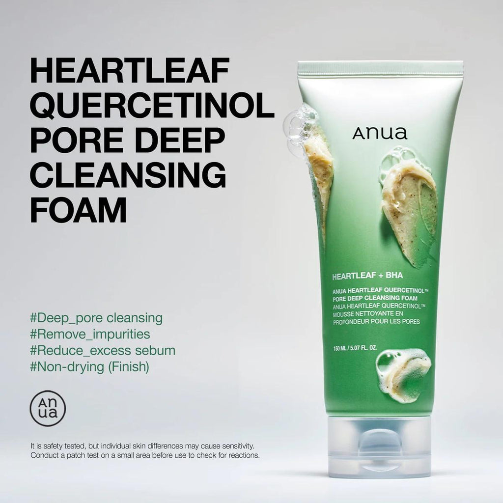 Heartleaf 槲皮素毛孔深層清潔泡棉 150ml
